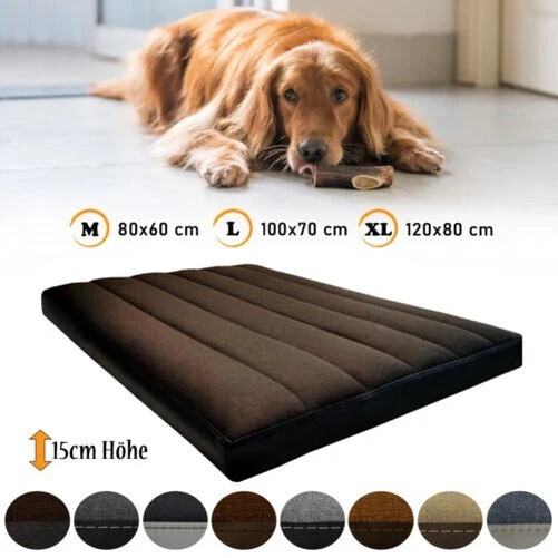 Lettino Letto Cane Animali Cuscino per Cani Similpelle Anti Scivolo