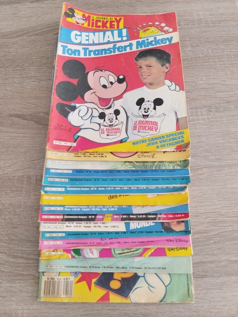 Lot De 71 Magazines Le Journal De Mickey - Bon état - Collection Bande Dessinée
