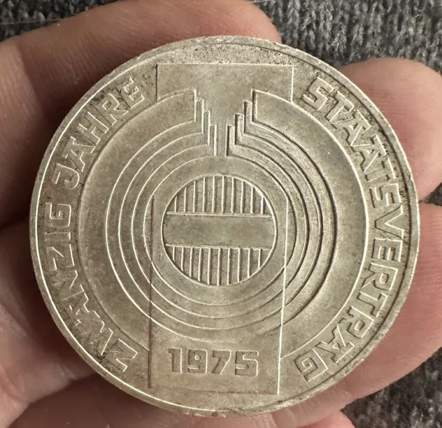 Austria 100 Shilling 1975 Silver High Grade