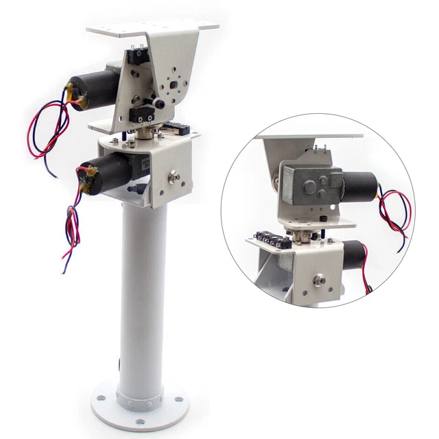 30W DC Zwei Achse Schwenk Neige Solar Tracking Überwachungsroboter Große Lasten