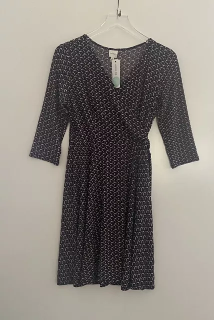 Kaileigh charlotte faux wrap knit dress sale