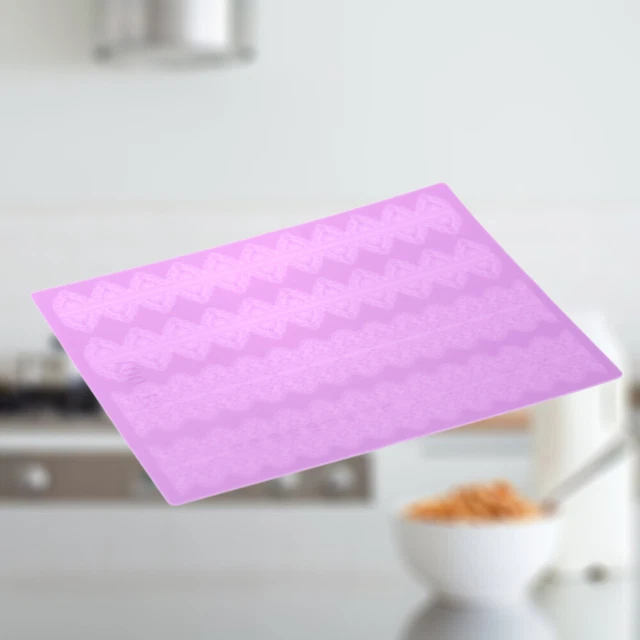2 pz articoli decorativi stuoia da forno avvolgitorte stampo fondente
