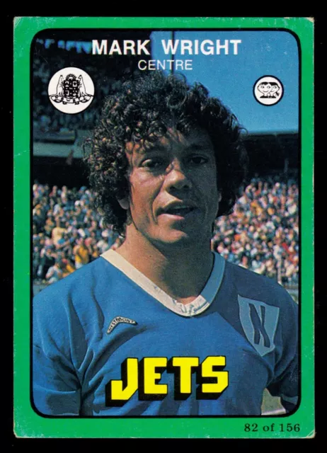 1978 SCANLENS NRL RUGBY LEAGUE TRADING CARD #82 Mark Wright NEWTOWN JETS