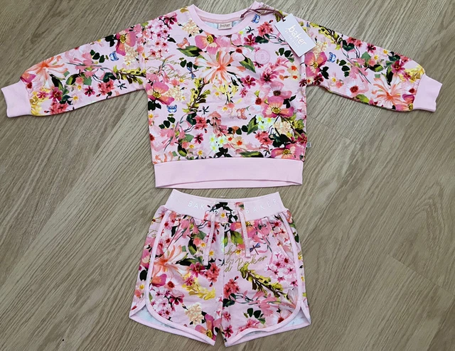 Ted Baker girl rrp£36 3-4 years BNWT sweatshirt and shorts 2 pieces set