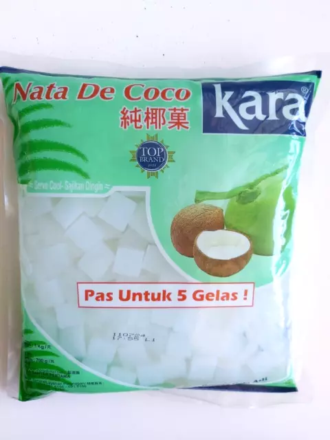 1 kg Kara Nata de Coco Coconut Jelly Indonesian Traditional Dessert
