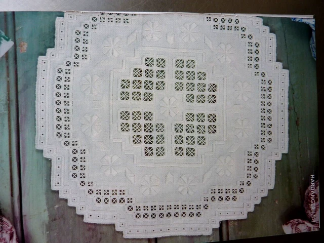 8598] Hardanger Chart-Achteckige Matte