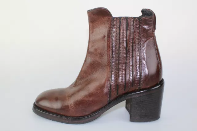 chaussures femme MOMA - 37 EU - bottines marron cuir DM431