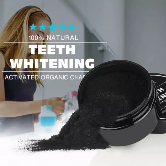 Activated Charcoal Powder Natural Organic Black Teeth Whitening Toothpaste 3