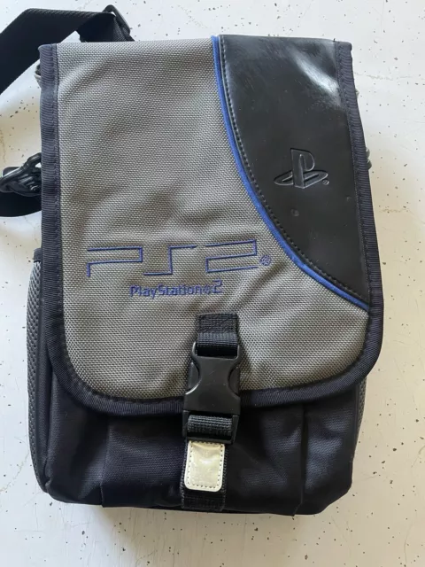 Official Sony PlayStation 2, PS2 Slim Carrying Case Travel Bag w/ Shoulder Strap
