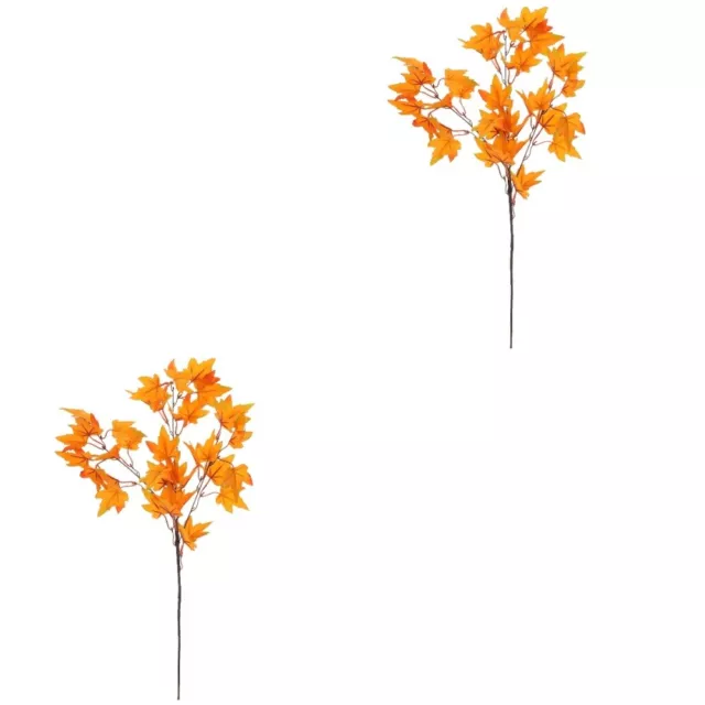Simulierte Ahornblattstecklinge Halloween Halloween-Dekorationen Pflanze
