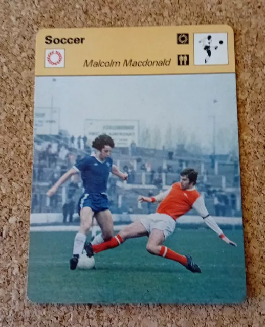 Editions Rencontre Sportscaster 1978 Soccer Football Malcolm Macdonald Arsenal