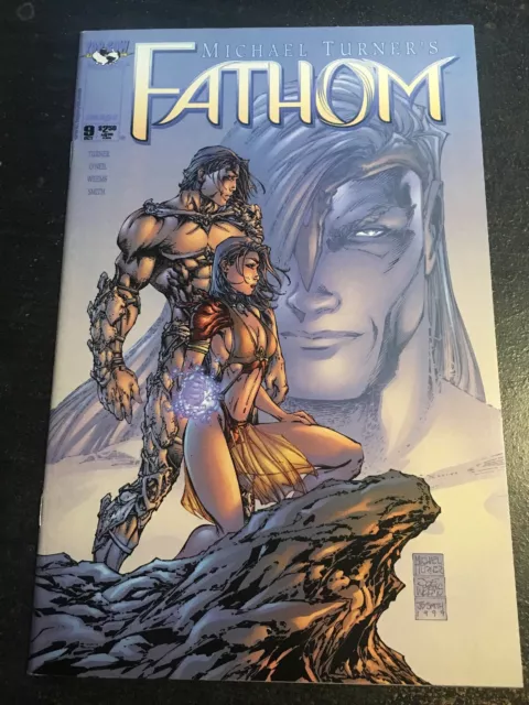 Fathom#9 Incredible Condition 9.4(1999) Micheal Turner Art And Story!!