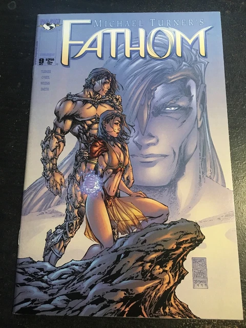 Fathom#9 Incredible Condition 9.4(1999) Micheal Turner Art And Story!!