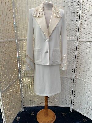 Fine cord vintage twinset degli anni '70 Abbigliamento Abbigliamento donna Blazer e completi formato fatto a mano 42/44/46 