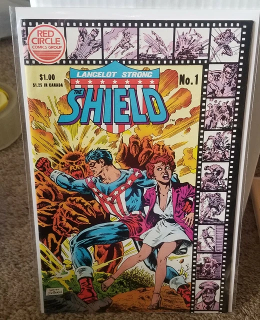 Red Circle Comics Hroup Lancelot Strong The Shield #1