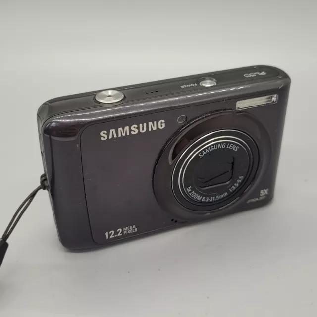 Samsung PL55 12,2 megapixel fotocamera digitale compatta testata nera