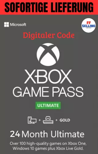 XBOX Game Pass Ultimate + XBOX LIVE GOLD - 24 mesi - codice digitale - immediato