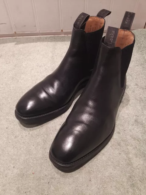 LOAKE 1880 BOOTS - CHATSWORTH - BLACK 8 - Chelsea boots - HARDLY WORN ...