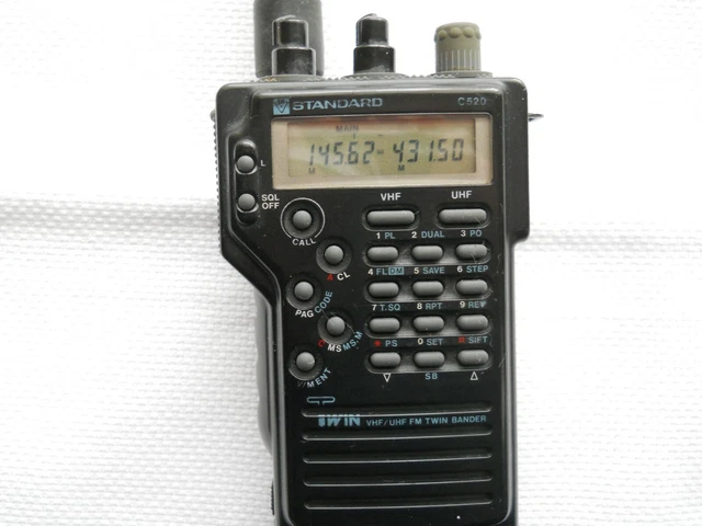 z24108】STANDARD スタンダード C520 VHF/UHF FM TWIN BANDER 無線