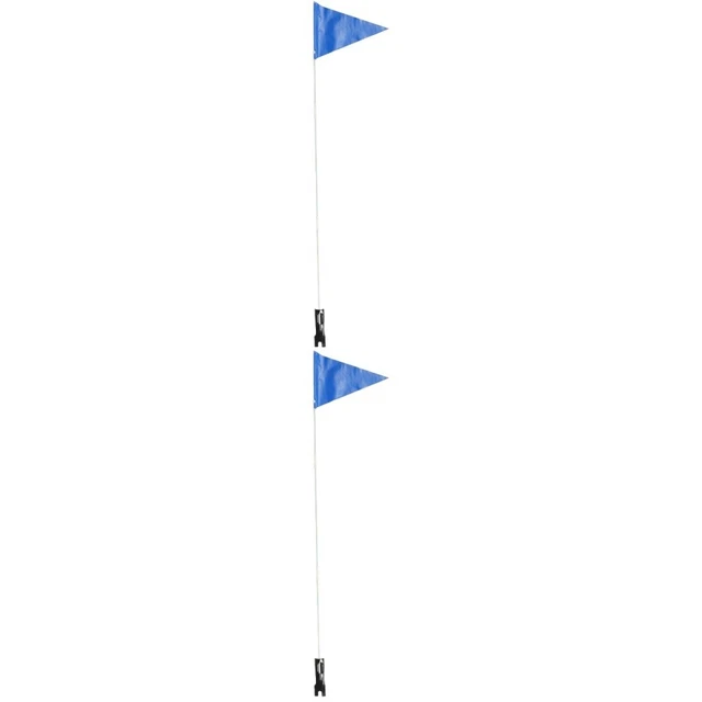 2 Sets Recumbent Bike Flags Reflective Flagpole Pole Bicicleta Para Niños Handle