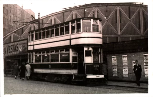 Original Echtfoto Straßenbahn Birmingham 522 Straßenbahn um 1940