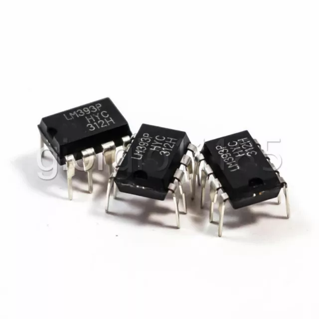 20pcs LM393 Low Power Dual Voltage Comparators IC