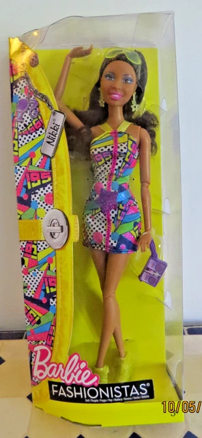 Barbie Fashionistas Nikki 2012 Relookée NRFB | Poupée Mattel Spotlight