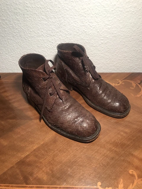 Boots Buttero 44 pelle di pitone nuovo con scatola 790 € vestibilità: come Red Wing Engineer