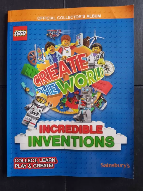 Sainsbury's Create The World Incredible Inventions Collectors Album Complete