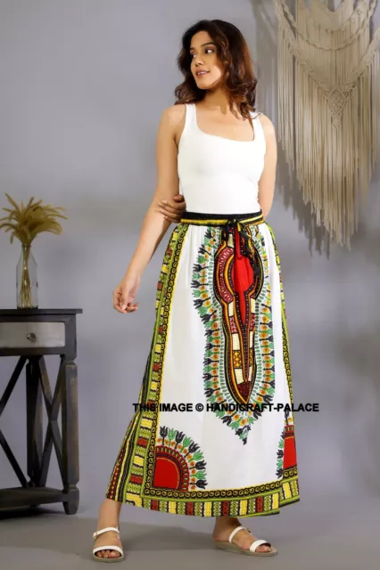 Womens skirt African Print Dashiki Traditional National Clothing Cotton skirt