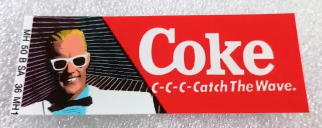 Vtg 1980s Coca-Cola Coke Max Headroom Vending Machine Insert Display New NOS