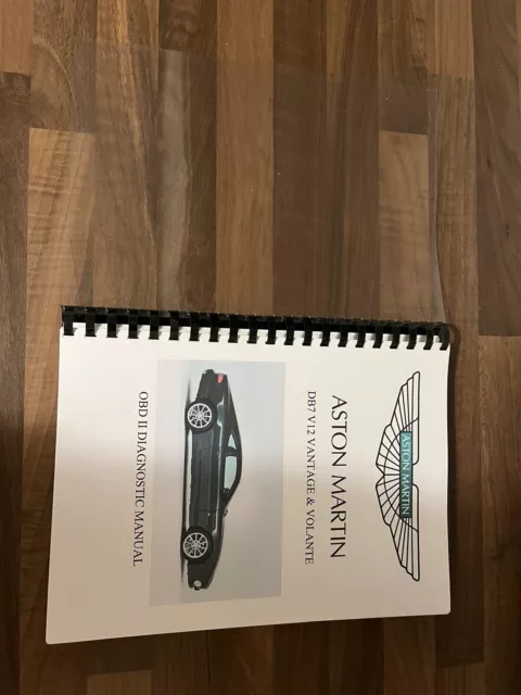 Aston Martin Db7 V12 Vantage 99-03 Obd Ii Diagnostic Manual 2