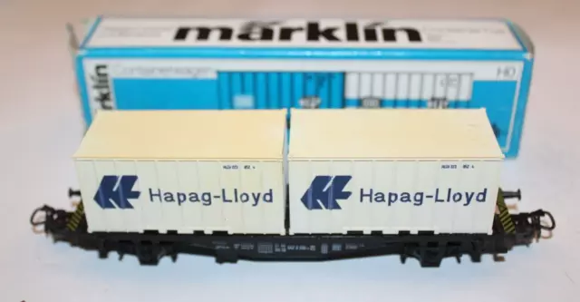 Märklin Primex H0 4552 DB Containerwagen Hapag-Lloyd