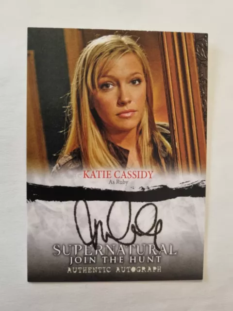 Supernatural Seasons 1-3 Kate Cassidy als Rubin Autogrammkarte A05