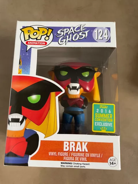 Pop Funko Space Ghost Zorak #123 Brak #124 SDCC 2016 Summer conv San Diego 2