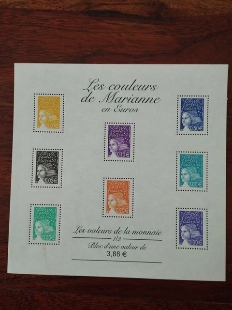 n° 68 - Timbre France Bloc et feuillets