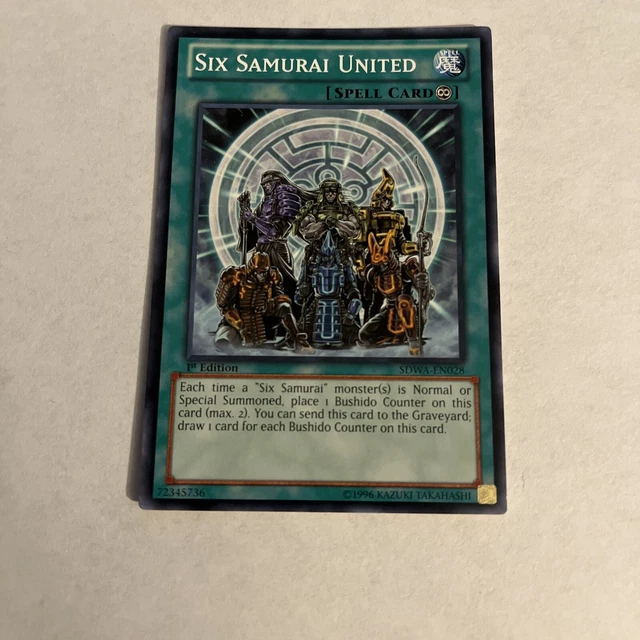 Yu-Gi-Oh! TCG Six Samurai United Structure Deck: Samurai Warlords SDWA-EN028 1st