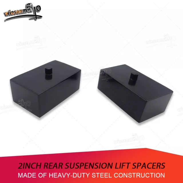 2" Rear Leveling Lift Block Spacers Fit 1999-2022 Ford F250 F350 SUPER DUTY 4WD