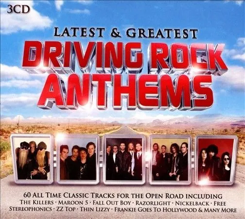 Latest & Greatest Driving Rock Anthems [Box] by Various Artists (CD,...