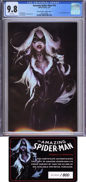 Amazing Spider-Man #19 (2023) East Side Comics Tao Virgin Exclusive - CGC 9.8!