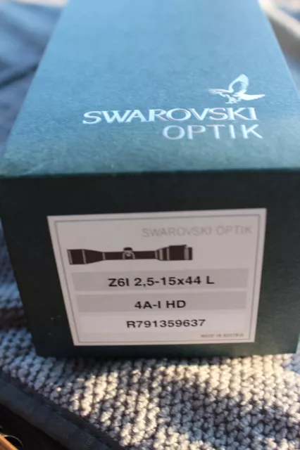 Swarovski Z6I 2.5-15x44 4A-I HD ILLUMINATED RETICLE