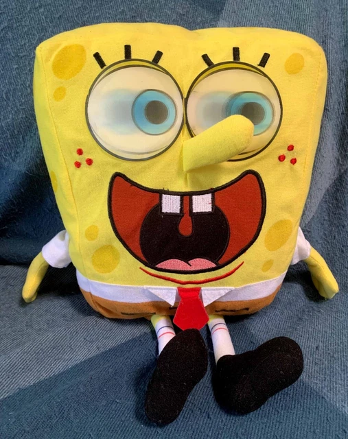 NICKELODEON SPONGEBOB SQUAREPANTS Lenticular Moving Eyes Plush Soft Toy