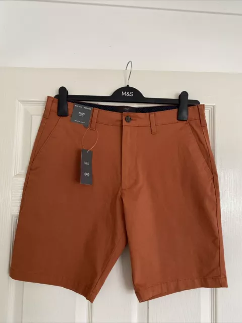 Mens chino sales shorts m&s