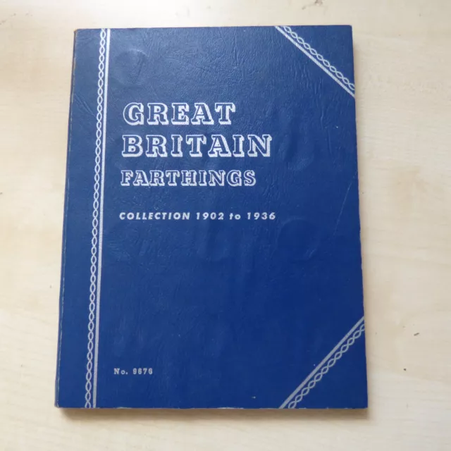 Great Britain Whitman Folder Farthings Collection 1902 - 1936 Complete Lot C.