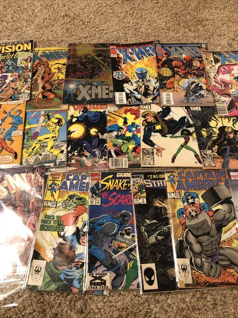Lot of 76 Bronze, Copper, Modern Era Marvel Comics.  Rare issues As Well.