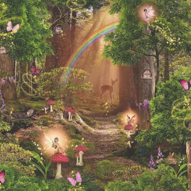 MAGIC GARDEN DISNEY Style Enchantment Forest Wallpaper for Kids 696009 EUR 12,55 - PicClick FR MAGIC GARDEN DISNEY Style Enchantment Forest Wallpaper for Kids 696009 EUR 12,55 - PicClick FR