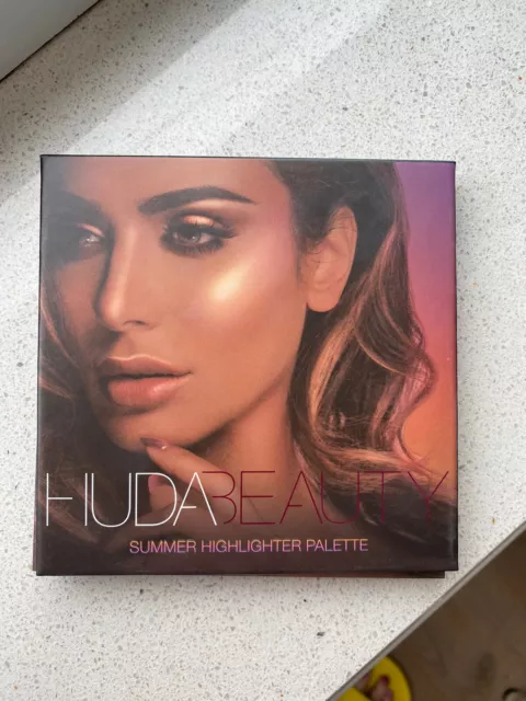 Huda Beauty Summer Highlighter Palette Top Zustand Siehe Bilder 1x Probiert 3