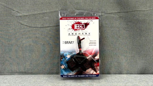 B3 Archery Release Brave Single Jaw Swivel Stem Blk/red BRSCRE Free Shipping