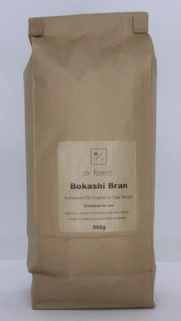 Dr Higa's Bokashi Bran 1.5kg. 100% Plastic Free Packaging.