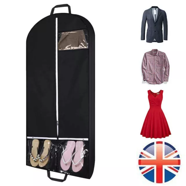 Garment Bags Dress Clothes Suit Carry Travel Handle Carriers Covers Protector